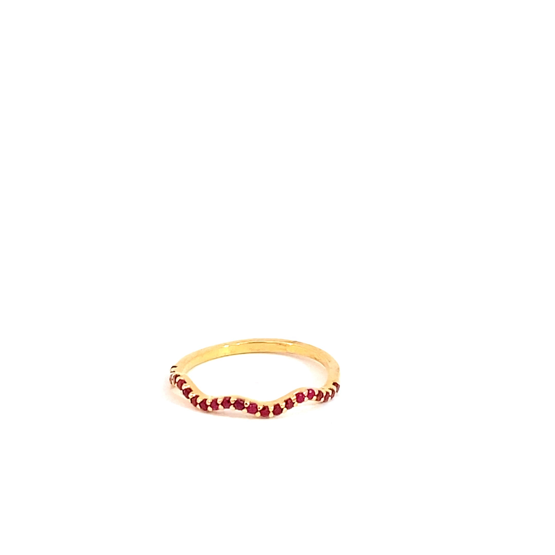 Anillo órbita- Oro Amarillo